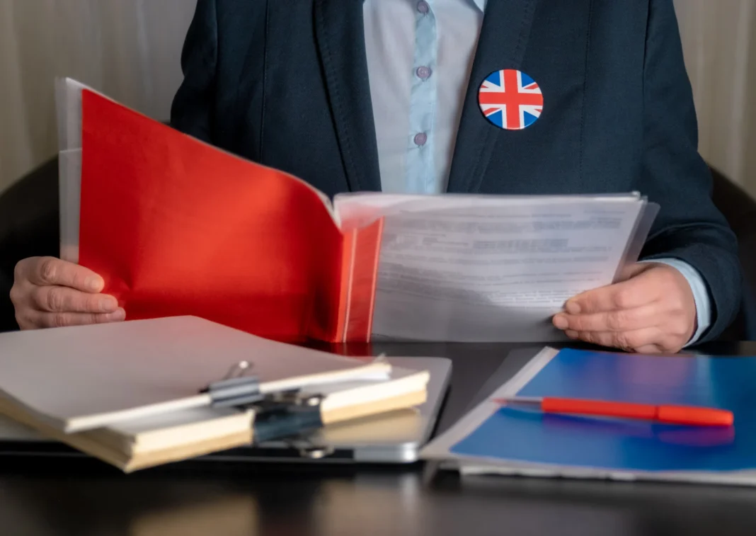 UK lawyer reviewing case