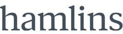 Hamlins LLP logo featuring the firm’s name in clean, modern serif typeface