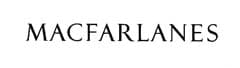 Macfarlanes LLP logo featuring the firm name in elegant, uppercase serif font