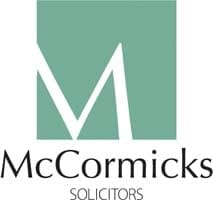 The image you uploaded is the logo for **McCormicks Solicitors**. The logo features a modern and clean design, emphasizing the firm's professionalism in the legal field.