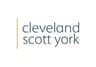 Cleveland Scott York law firm logo featuring the firm’s name in soft grey lettering beside a thin gold vertical line.