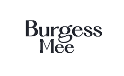 Burgess Mee law firm logo displaying the firm’s name in an elegant typeface.
