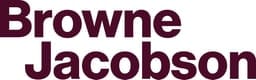 Browne Jacobson LLP law firm logo showing the firm’s name in bold, dark lettering