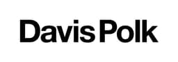 Davis Polk logo, featuring the international law firm’s name in clean black lettering