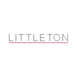 Littleton Chambers logo featuring the firm name in sleek serif lettering with a red line beneath it
