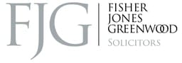 The image displays the logo of FJG (Feather Johns Greenway Solicitors). The logo features the firm's initials "FJG" in an elegant and sophisticated typeface, with the full name below in a professional style, reflecting the firm's expertise in legal services.