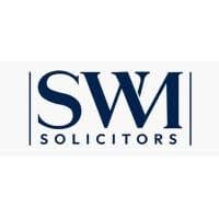 SWM Solicitors logo for Spencer Williams & Mughal Limited, featuring bold navy ‘SWM’ lettering above the word ‘Solicitors’
