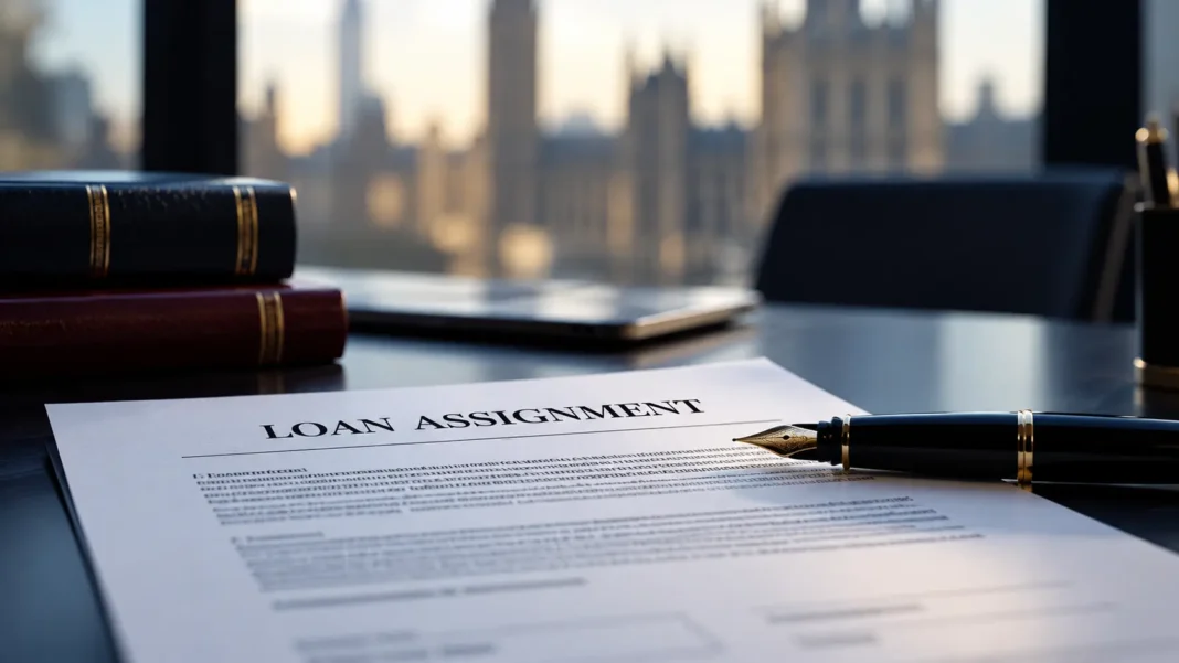 Legal documents representing the High Court ruling on an £11 million loan assignment and solicitor conflict rules.