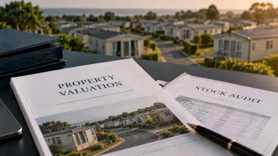 Property valuation and stock audit reports representing the professional negligence dispute in Park Homes Investments Limited v Avison Young.