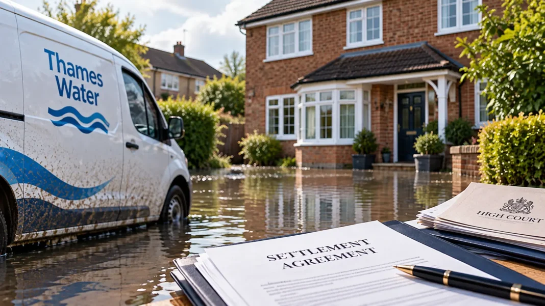Thames Water property flooding and High Court settlement dispute